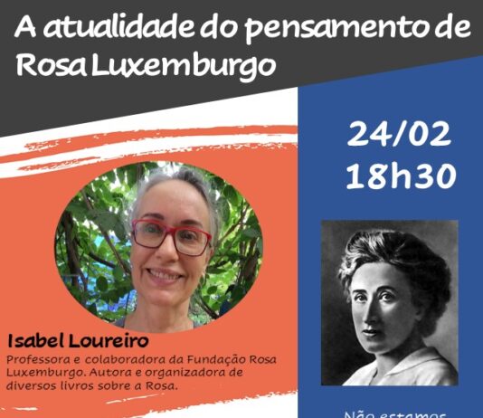 Fórum de Economia Solidária realiza live para debater o pensamento de Rosa Luxemburgo