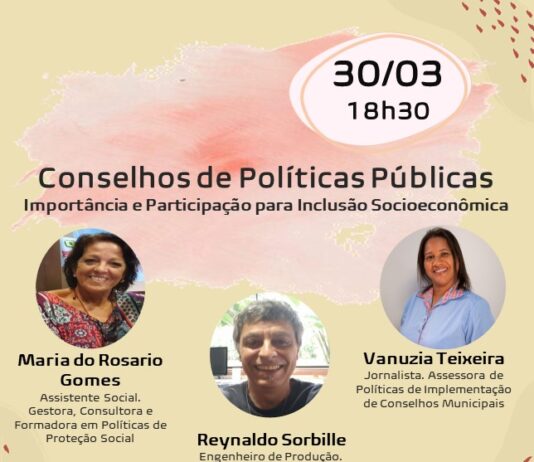 Fórum de Economia Solidária debate o tema Conselhos de Políticas Públicas