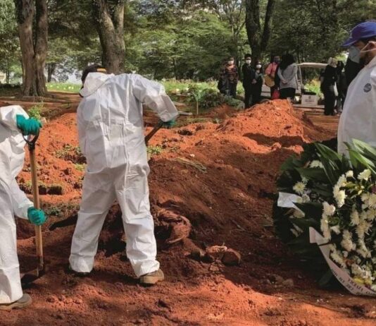 Mais um recorde trágico em tempo de pandemia: Brasil tem 1.910 mortes por Covid