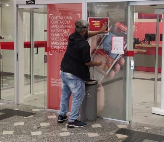 Sindicato dos Bancários recebe novas denúncias de que Santander desrespeita lockdown