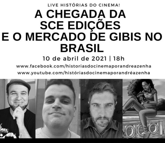 Canal “Histórias do Cinema” realiza live sobre SCE Edições e mercado de gibis