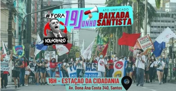 Fora Bolsonaro Santos