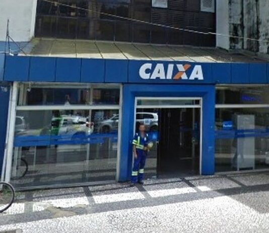 Agência da Caixa Econômica no Centro de Santos registra surto de Covid-19 entre funcionários