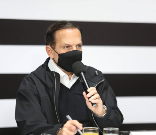 Doria testa positivo para Covid pela segunda vez e ressalta importância da vacinação