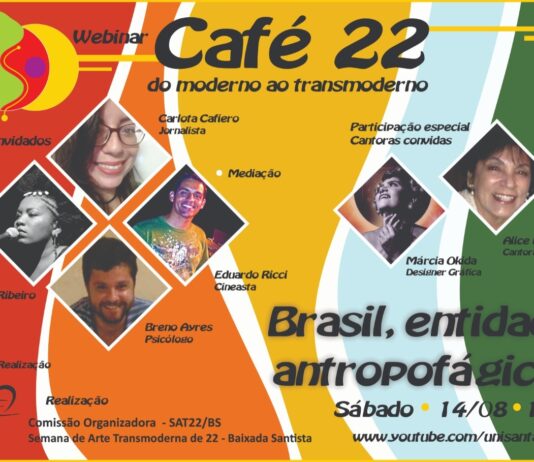 “Café 22”: Webinar debaterá, neste sábado, o Brasil como entidade antropofágica