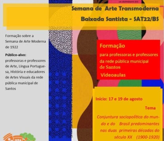 Começam videoaulas sobre “Ressignificando a Semana de Arte Moderna de 1922”