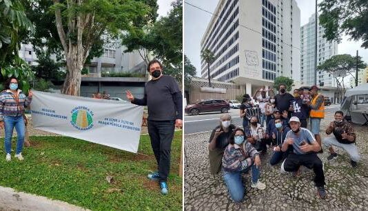 Casagrande visita pessoas em situação de rua e dependentes químicos em São Paulo