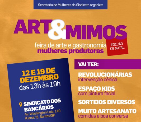 Peça de teatro “Revolucionárias” é atração de evento do Sindicato dos Bancários de Santos