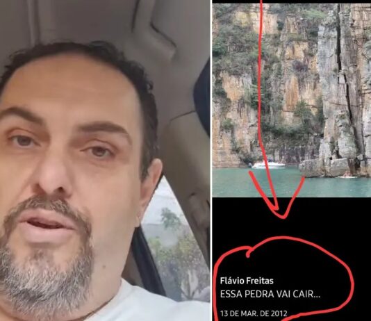 Há dez anos, morador de Ilhabela alertava para fenda em canyon de Capitólio: “Vai cair”; vídeo