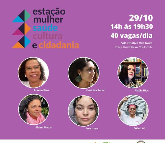 Vila Criativa da Vila Nova recebe roda de conversa e oficina cultural da Estação Mulher