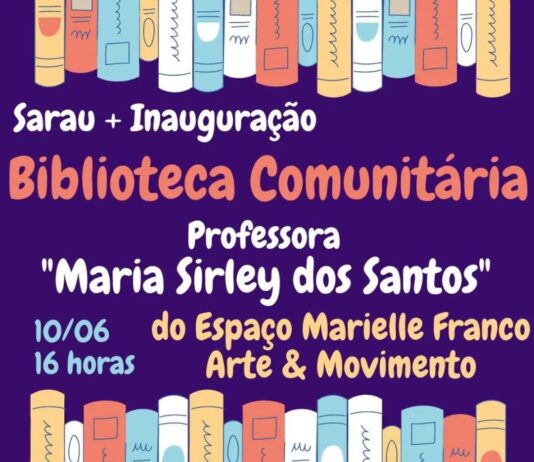 Espaço Marielle Franco – Arte & Movimento inaugura biblioteca e presta homenagem