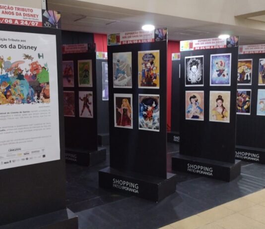 “Tributo aos 100 Anos da Disney”, do Santos Film Fest, é atração em shopping de Santos