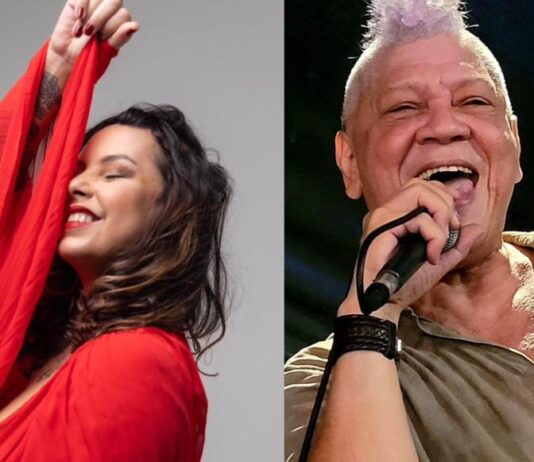 Monna e João Maria se apresentam juntos pela primeira vez em show no Valongo